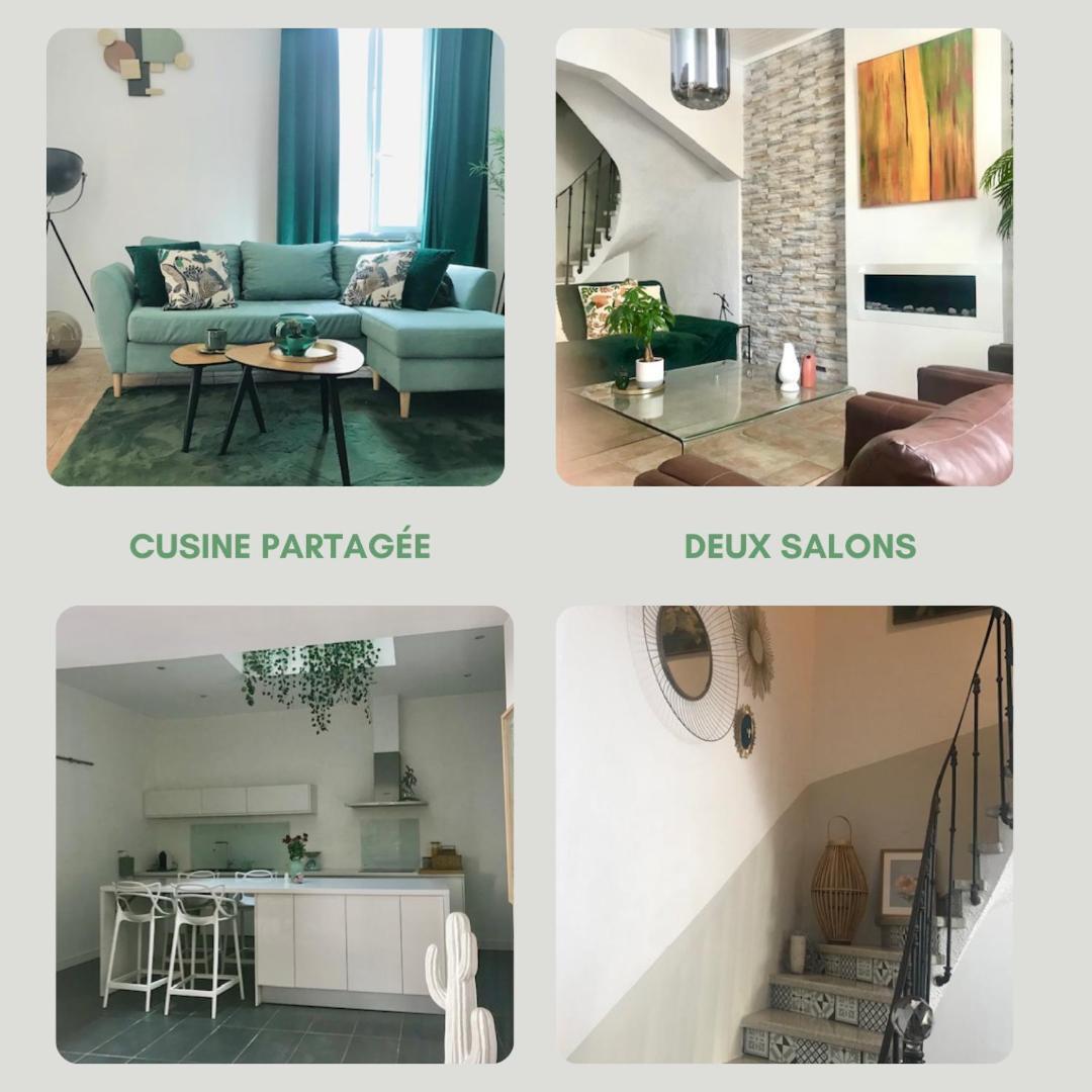 Ouveillan Notre Maison Aux Volets Bleus מראה חיצוני תמונה