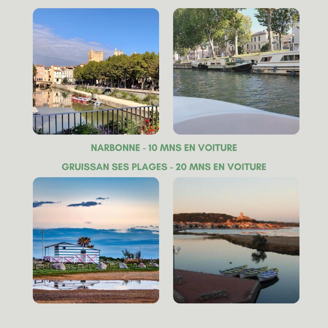 Ouveillan Notre Maison Aux Volets Bleus מראה חיצוני תמונה